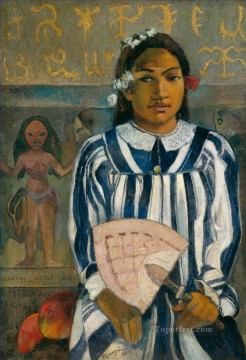 Merahi metua no Tehamana Ancestros de Tehamana Postimpresionismo Primitivismo Paul Gauguin Pinturas al óleo